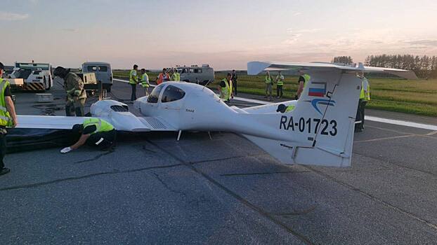 В Татарстане сел на «брюхо» легкомоторный самолет