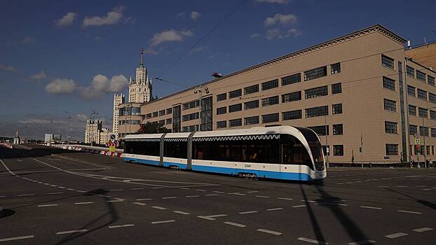 Беспилотный трамвай с первыми пассажирами запустят в Москве в сентябре