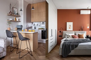 Дебютный проект: как начинающий дизайнер оформила свою квартиру 42 кв. м? Получилось очень стильно!0