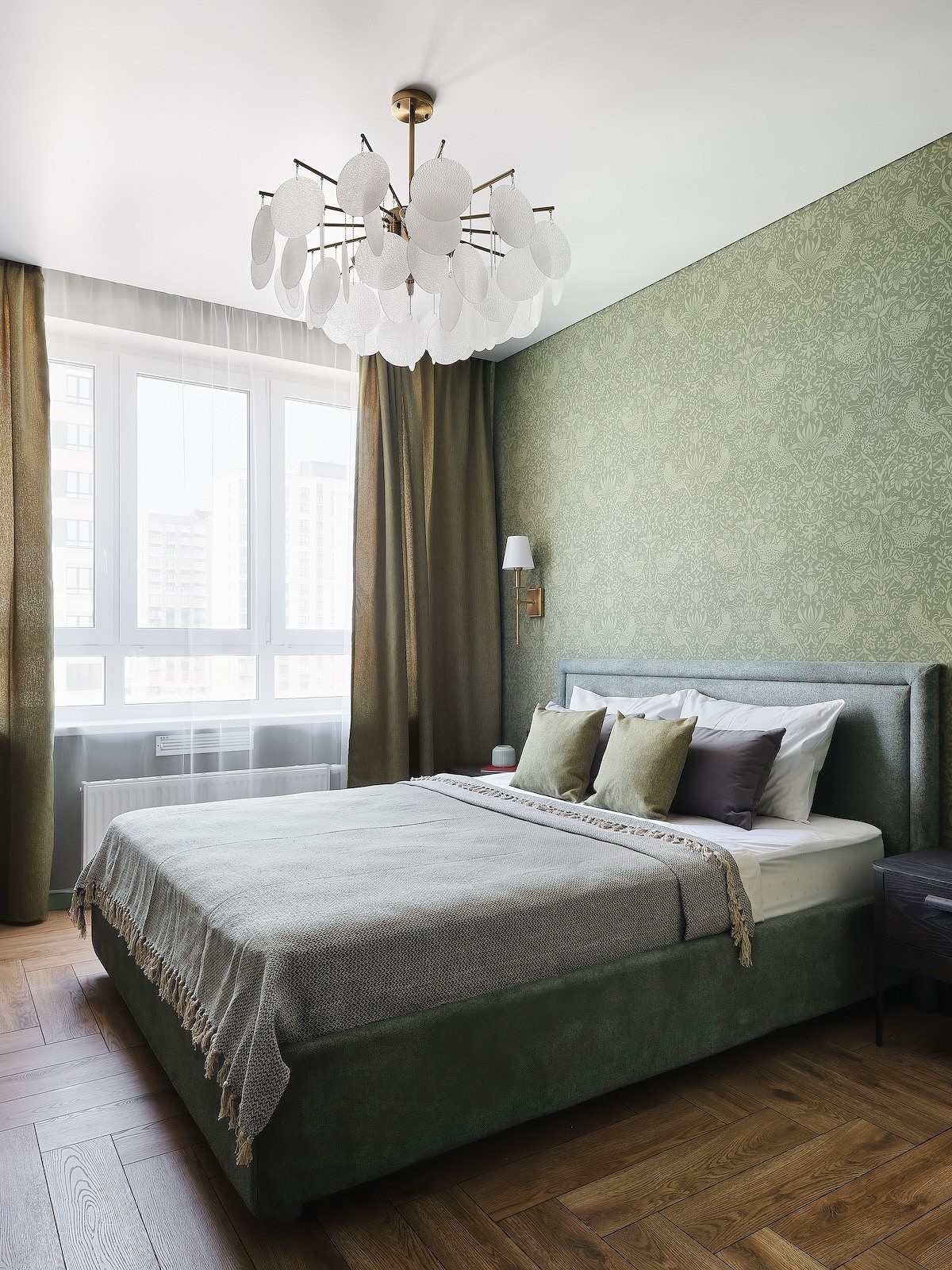 Какие обои для спальни выбирают дизайнеры? 6 потрясающих примеров30