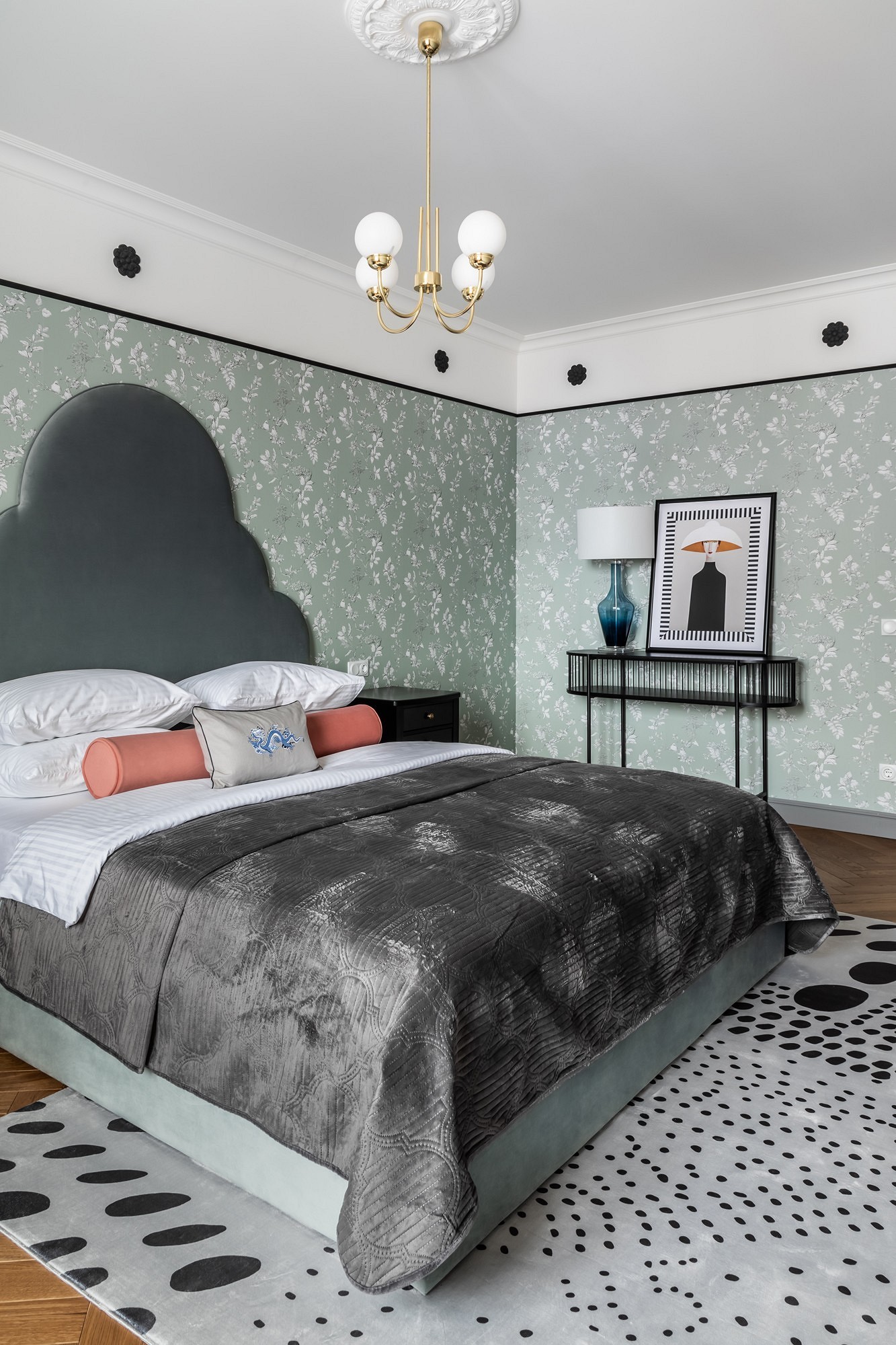 Какие обои для спальни выбирают дизайнеры? 6 потрясающих примеров13
