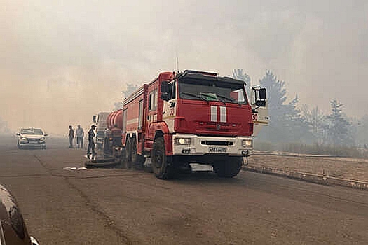 МЧС сообщило о сильном лесном пожаре в Энергодаре