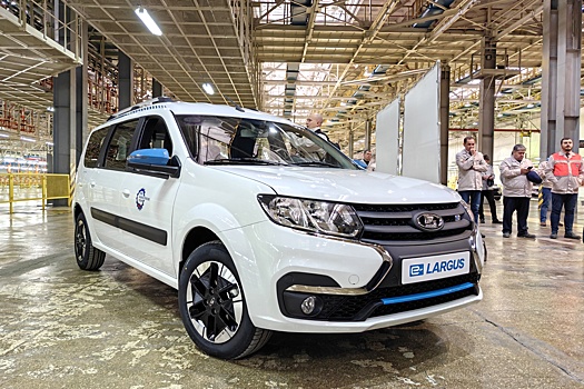 Началось серийное производство электрического Lada Largus в Ижевске