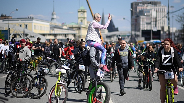 Осенний велофестиваль завершился в Москве