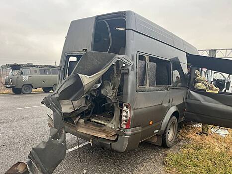 В Белгородской области дрон атаковал автобус