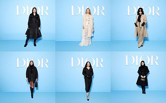 Звезды оделись в Dior на показ коллекции Весна-Лето 2025