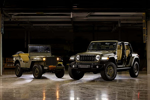 Jeep начал продажи особого Wrangler в честь «Виллиса» 1941 года