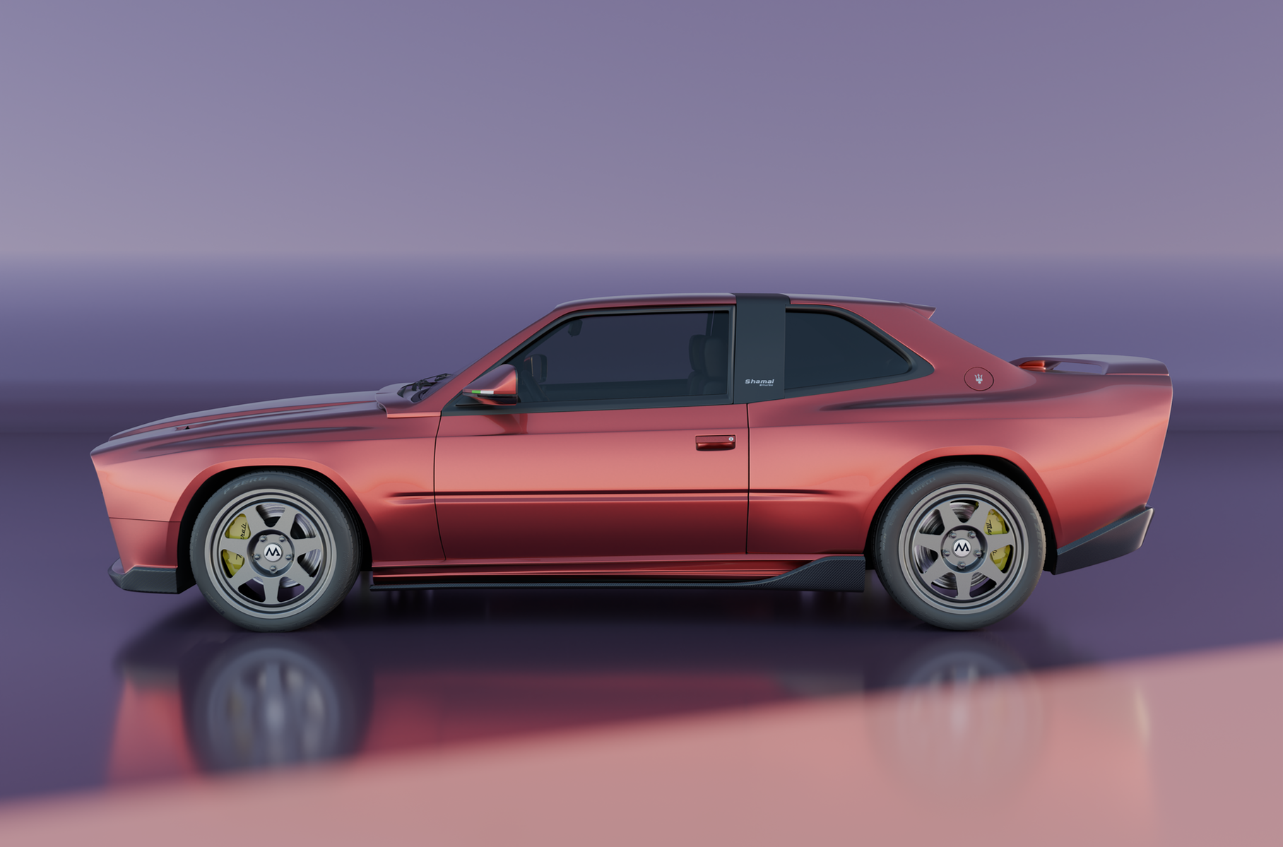 Представлен рестомод Maserati Shamal8