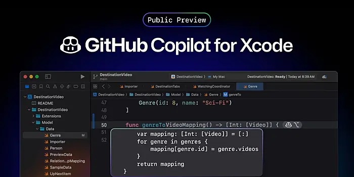 Приложение Xcode получило ИИ-помощника GitHub