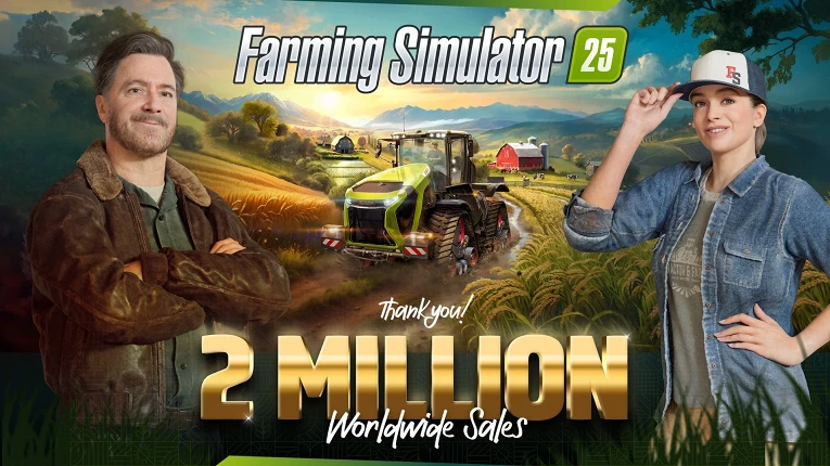 Продажи Farming Simulator 25 шагнули за два миллиона копий1