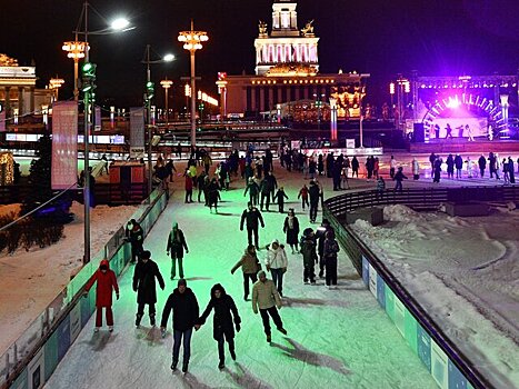 Спецпрограмма в честь открытия катка пройдет на ВДНХ 22 и 23 ноября