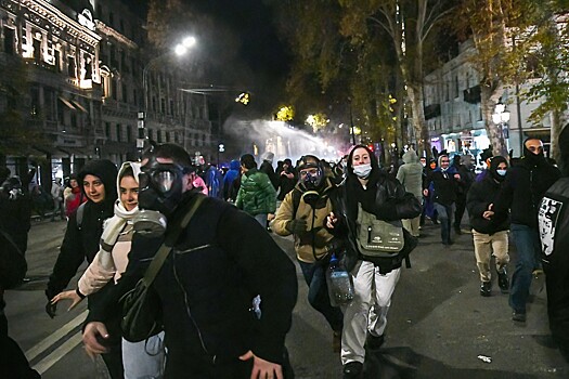 Полиция задержала шесть человек на акции протеста в Тбилиси